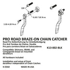K-Edge Pro Road Chain Catcher Braze-On