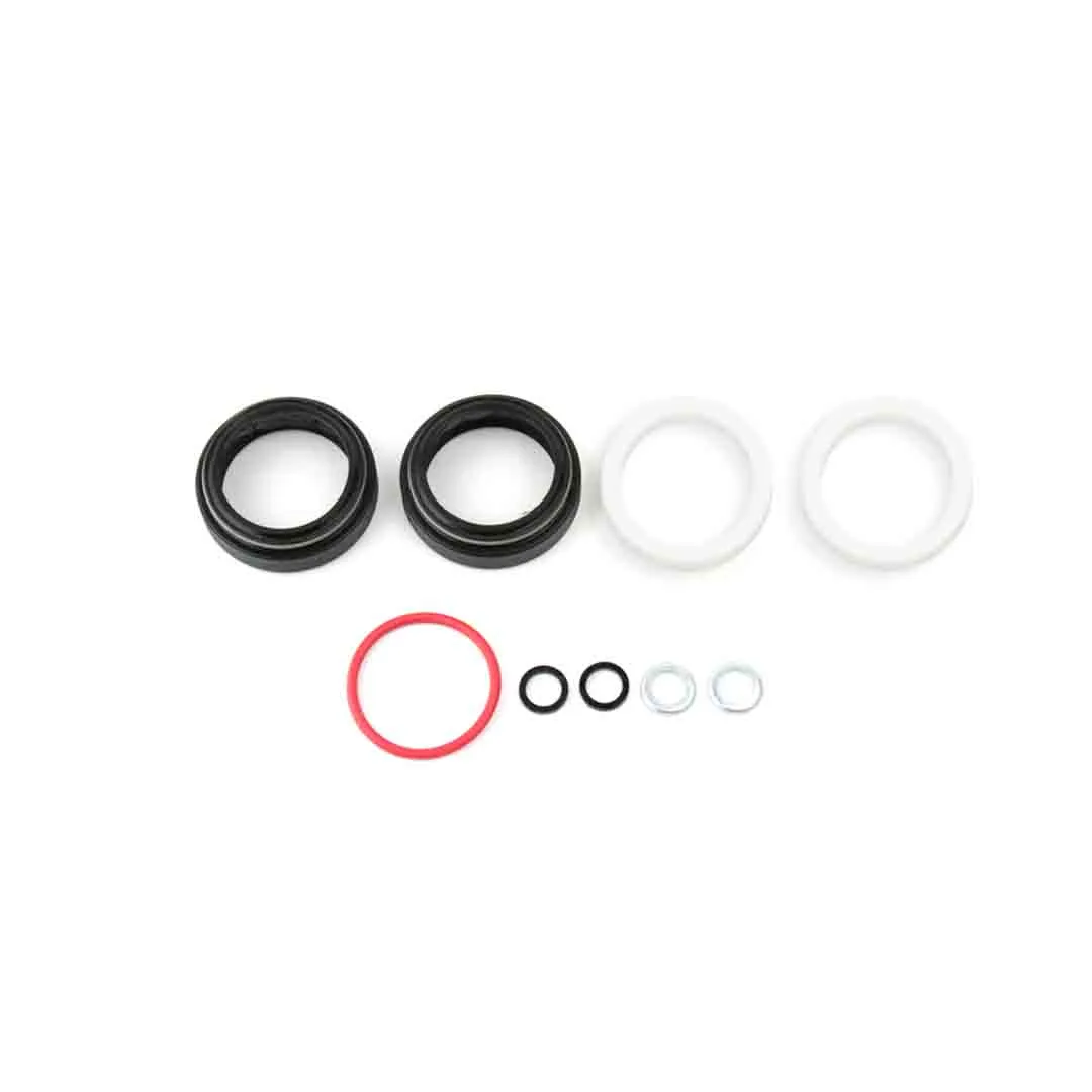 Rock Shox Fork Dust Wiper Upgrade Kit - 38mm Black Flangeless Ultra-Low Friction SKF Seals (Includes Dust Wipers, 6mm Foam Rings) - ZEB A1+ (2021+)/Domain B1+ (2022+)/Boxxer D1+(2024+)