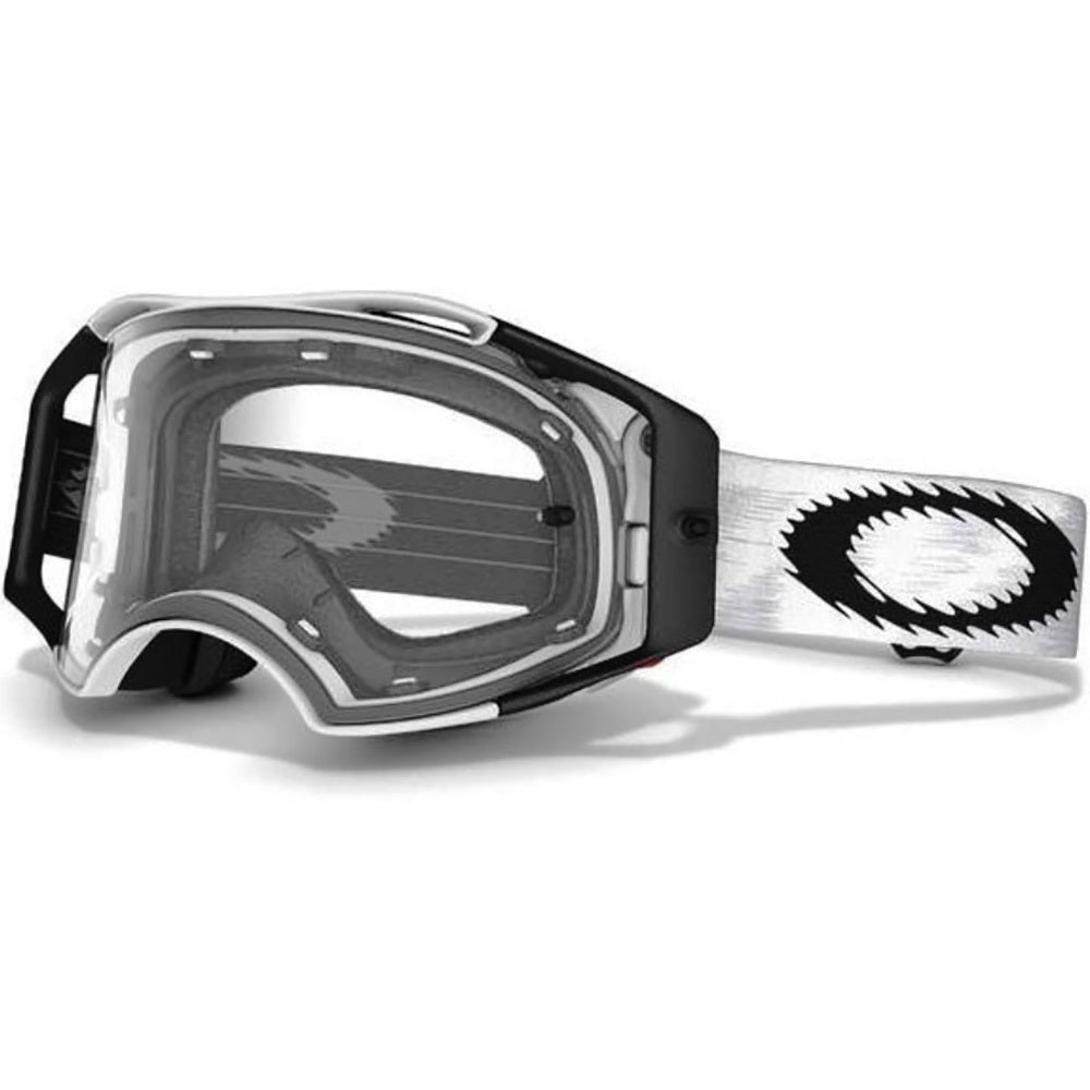 Oakley AirBrake Lite MX Matte White W/Clear Lens