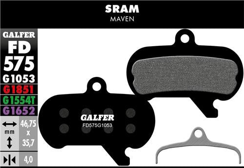 Galfer FD575 Sram Maven G1053 Standard Brake Pads