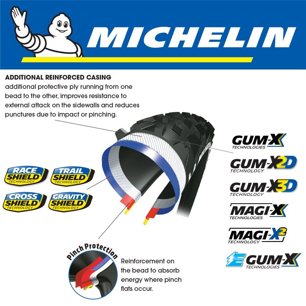 Michelin E-Wild 29" x 2.6 Gum-X  Competition Line Rear Tyre