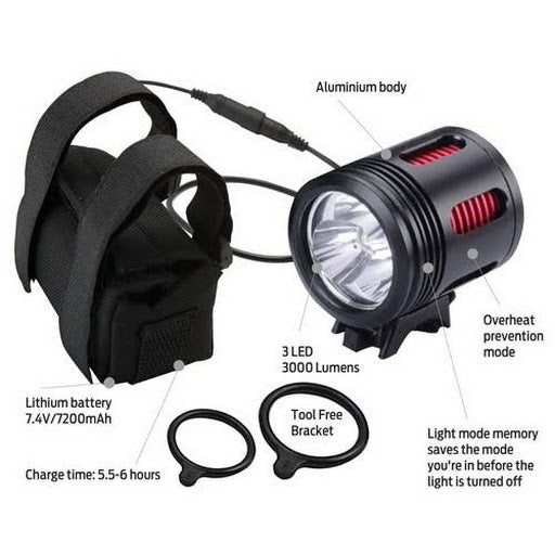 Azur Titan 3000L Front Light