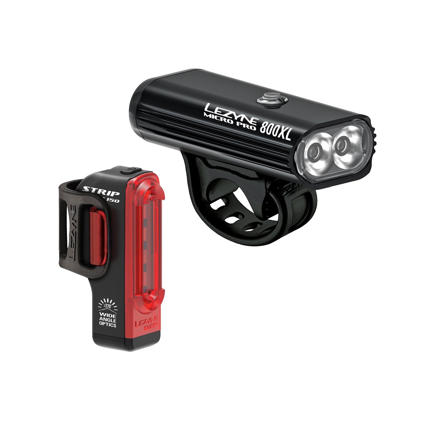 Lezyne Micro Pro 800XL/Strip Drive Light Combo