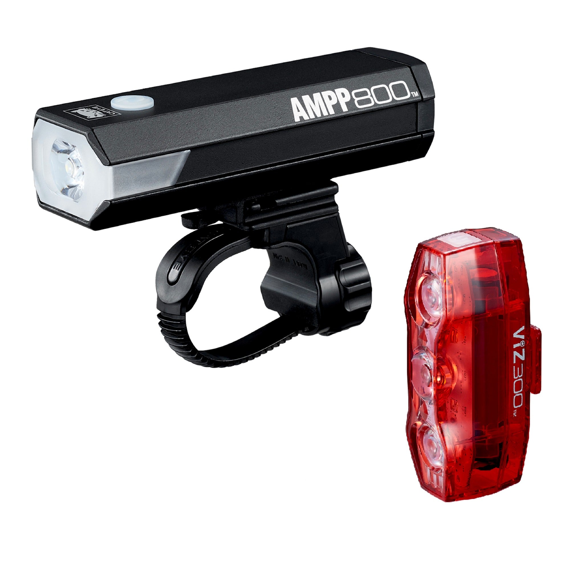 Cateye AMPP 800/ViZ 300 Light Combo